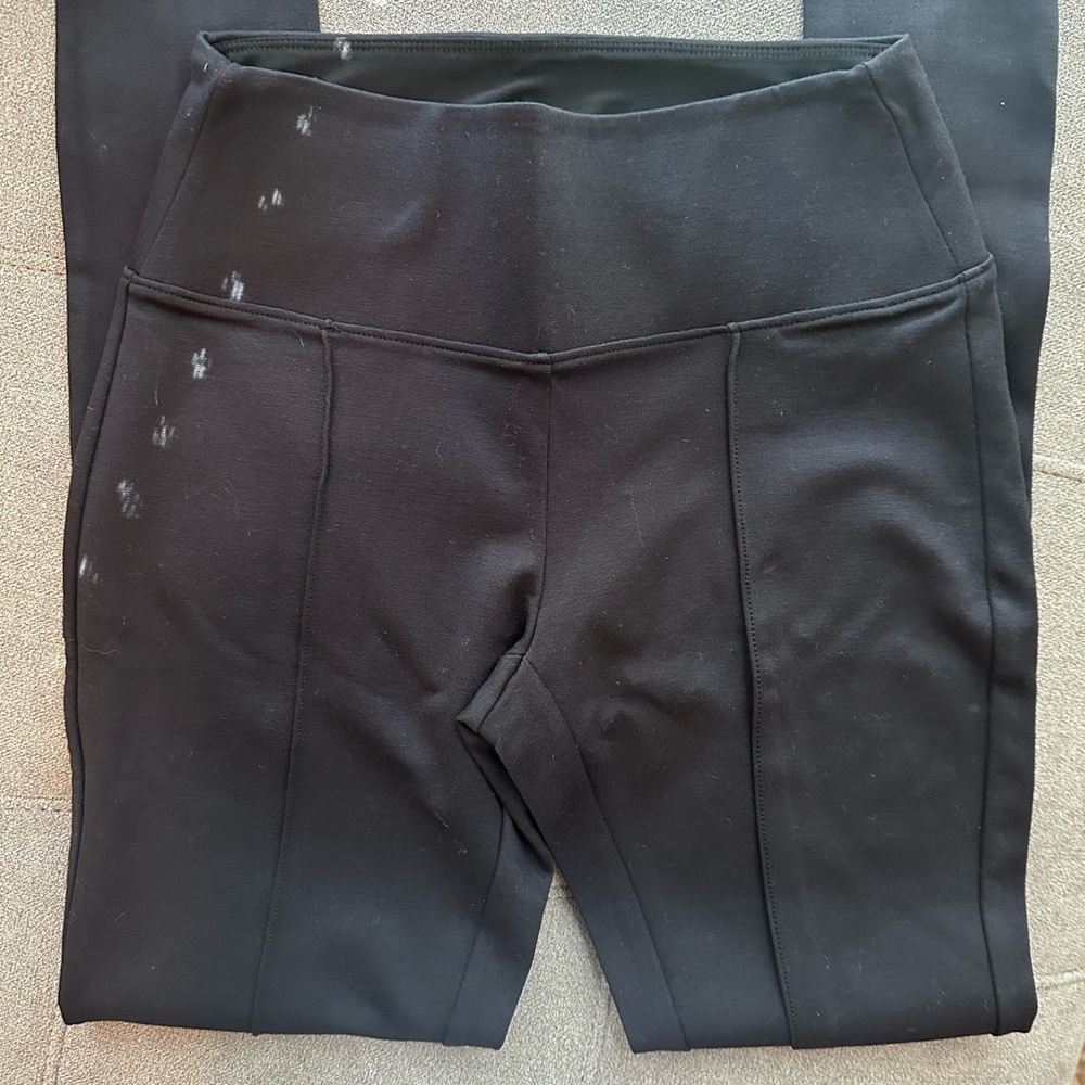 Black High-Waisted Ponte Leggings